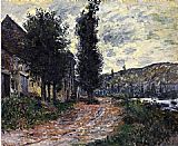 Claude Monet Famous Paintings - Tow Path at Lavacourt